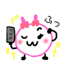 まるまる かこちゃん 。こっちよー（個別スタンプ：1）