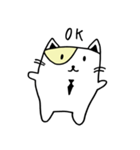 ゆる〜い♪ねこしゃちょう。（個別スタンプ：1）