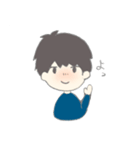 ゆるーい男の子【ちょいクール】（個別スタンプ：3）