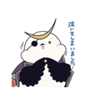武将シマエナガ（個別スタンプ：9）