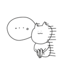 しろにゃん。（個別スタンプ：16）