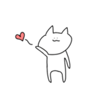 しろにゃん。（個別スタンプ：33）