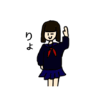 JKスタンプ セーラー服ver（個別スタンプ：5）