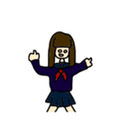 JKスタンプ セーラー服ver（個別スタンプ：21）