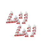 動く 擦れうさぎ文字（個別スタンプ：8）