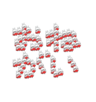 動く 擦れうさぎ文字（個別スタンプ：19）