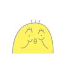 表情が豊かすぎるひよこ（個別スタンプ：7）