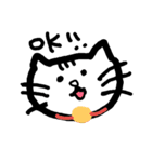 ゆるーいねこちゃんスタンプ（個別スタンプ：4）