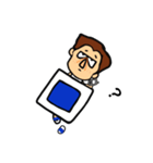 男子漢八字眉（個別スタンプ：6）