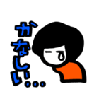 ショートヘアーの女の子（個別スタンプ：13）