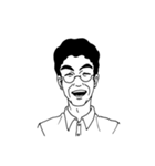 表情豊かな男性のスタンプ（個別スタンプ：2）