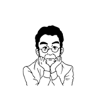 表情豊かな男性のスタンプ（個別スタンプ：5）