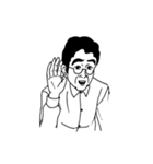 表情豊かな男性のスタンプ（個別スタンプ：15）
