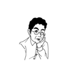 表情豊かな男性のスタンプ（個別スタンプ：19）