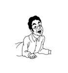 表情豊かな男性のスタンプ（個別スタンプ：31）