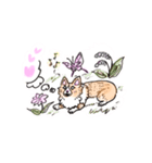 コーギーのハナちゃん（個別スタンプ：7）