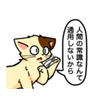 高圧的な猫スタンプ（個別スタンプ：5）
