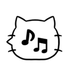 シンプル★猫の吹き出しデカ文字スタンプ（個別スタンプ：33）