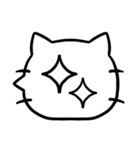 シンプル★猫の吹き出しデカ文字スタンプ（個別スタンプ：36）