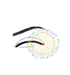 動く 目（個別スタンプ：7）