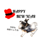 クリスマスお正月ワンこの挨拶（個別スタンプ：2）