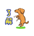 ミニチュアダックスまろん（個別スタンプ：6）