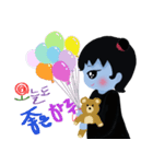 かわいいバンパイア少女（個別スタンプ：1）