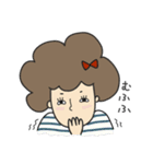 しましまアフロガール（個別スタンプ：7）