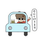 しましまアフロガール（個別スタンプ：9）