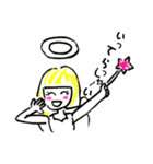 ゆる〜い天使の日常会話（個別スタンプ：2）