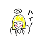 ゆる〜い天使の日常会話（個別スタンプ：4）