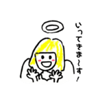 ゆる〜い天使の日常会話（個別スタンプ：6）