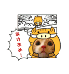 マロン お正月（個別スタンプ：5）