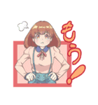 あおりんごの女の子スタンプ（改）（個別スタンプ：9）