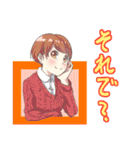 あおりんごの女の子スタンプ（改）（個別スタンプ：22）
