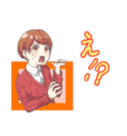 あおりんごの女の子スタンプ（改）（個別スタンプ：23）
