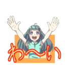 あおりんごの女の子スタンプ（改）（個別スタンプ：27）