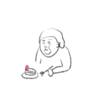 貧血。（個別スタンプ：2）