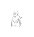 貧血。（個別スタンプ：39）