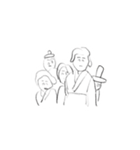 貧血。（個別スタンプ：40）