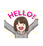 ボブ子のささやかな日常（個別スタンプ：1）