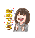 ボブ子のささやかな日常（個別スタンプ：6）