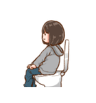 ボブ子のささやかな日常（個別スタンプ：10）