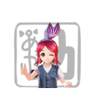 赤石夕コの喜怒哀楽ゼーション（個別スタンプ：7）