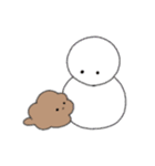 いぬみたいなもの 冬Ver.（個別スタンプ：8）