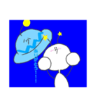 ウチュージンさんの日常で使えるスタンプ（個別スタンプ：16）