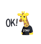 どうぶつのスタッフ（個別スタンプ：5）