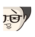 眼鏡の男の子。（個別スタンプ：15）
