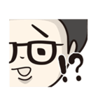 眼鏡の男の子。（個別スタンプ：22）