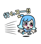 ビビリ子ちゃん（個別スタンプ：3）